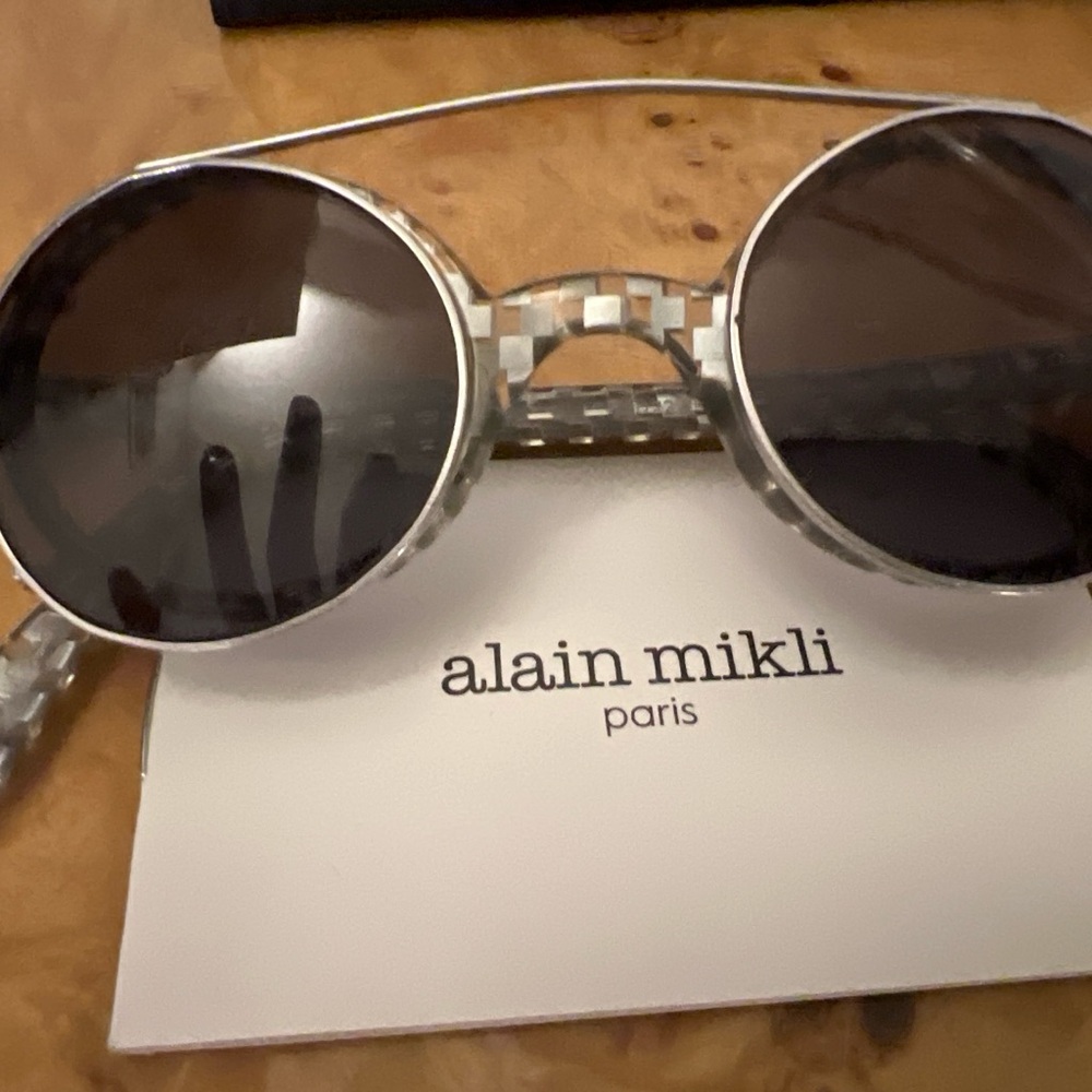 Alain Mikli Women's Round Sunglasses - Black